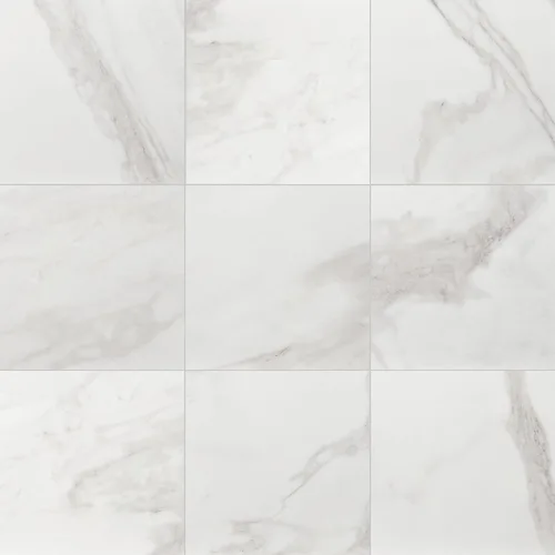 Miniatura 59 de Daltile Perpetuo - Moldura redondeada de porcelana con aspecto de mármol de porcelana de 3 x 24 pulgadas en gris eterno pulido (se vende por pieza)