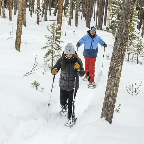 Miniatura 6 de Raquetas de nieve Yukon Charlie's Sherpa, raquetas de nieve para hombres y mujeres, kits de raquetas de nieve para todos los niveles de habilidad