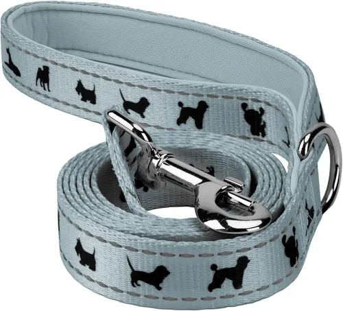 Miniatura 41 de EcoBark Correa para perro – Correas de entrenamiento cómodas suaves y reflectantes con mango acolchado – Fuerte y duradera resistente – Verde