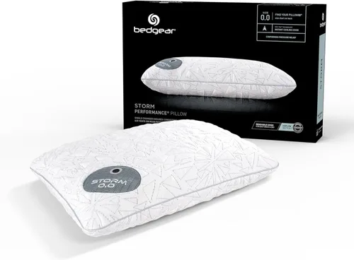 Miniatura 11 de Bedgear Storm Cuddle Curve - Almohada de rendimiento – Tamaño 3.0 – Almohada de cama refrescante para personas que duermen de lado – Firmeza media
