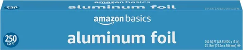 Amazon Basics - Papel de aluminio, 250 pies cuadrados, paquete de 1 (anteriormente Solimo)