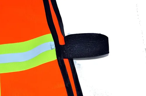 Miniatura 4 de G & F Products Chaleco de seguridad reflectante de alta visibilidad con bolsillos multifunción ANSI Clase 2 Naranja