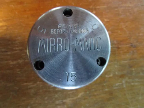Vintage Mirro - Olla a presión regulador de peso, acero inoxidable