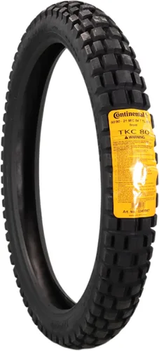 Continental TKC 80 Twinduro M+S - Neumático de motocicleta duradero para todoterreno y carretera para turismo de aventura (90/90-21)