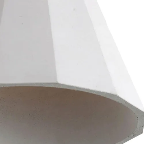 Miniatura 5 de Luces colgantes de cemento industrial vintage, lámpara colgante de hormigón gris de mediados de siglo con acabado dorado, cable ajustable E27/E26