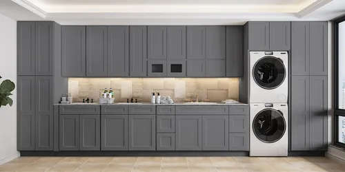 Miniatura 7 de LOVMOR Vanidad de baño de 24 pulgadas, gabinete base de cocina, unidad de almacenamiento de fregadero individual, armario de almacenamiento