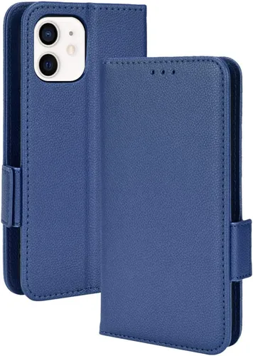 Miniatura 9 de Funda de cuero para iPhone 11 de 6.1 pulgadas, funda de cuero con 3 ranuras para tarjetas de crédito, función atril con tapa para iPhone 11 de 6.1