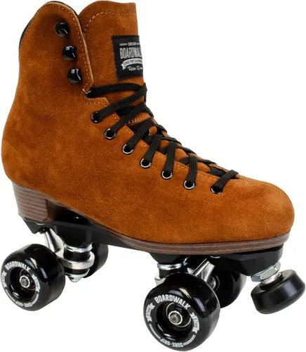 Miniatura 16 de Sure-Grip Boardwalk - Patines de ruedas unisex para exteriores con botas de cuero retro y ruedas 82A Limonero