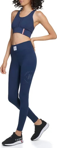 Miniatura 4 de Tommy Hilfiger Legging de punto elástico clásico tejido en la cintura para mujer