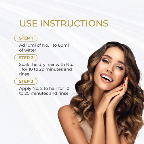 Miniatura 7 de MPLEX 1&2, crema de tratamiento capilar, regenerador de bonos y estabilizador de enlaces, para uso profesional, tratamiento químico, cabello dañado