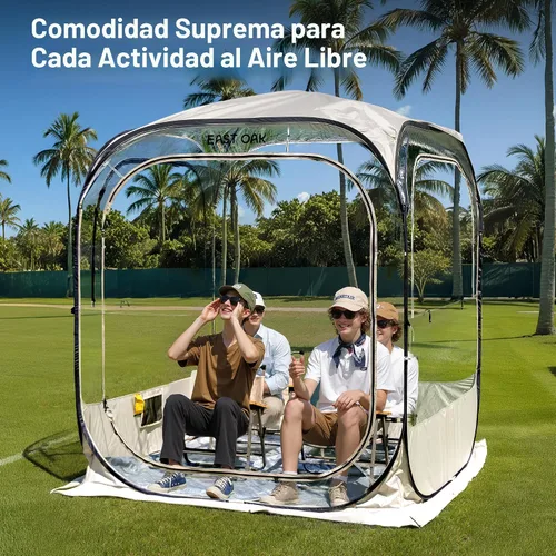 Miniatura 4 de East Oak Weather Sports Tent for Fishing, Sports Event Pop Up Bubble Tent Instant Sun & Rain Shelter No Condensation, Spacious Interior, Ultra