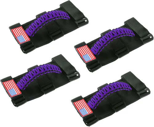 Miniatura 27 de Savadicar 2 x Asas de Agarre para Barra Antivuelco Manijas de Agarre para Jeep Wrangler YJ TJ JK JL y Gladiator JT 1987-2023, UTV, ATV, Accesorios