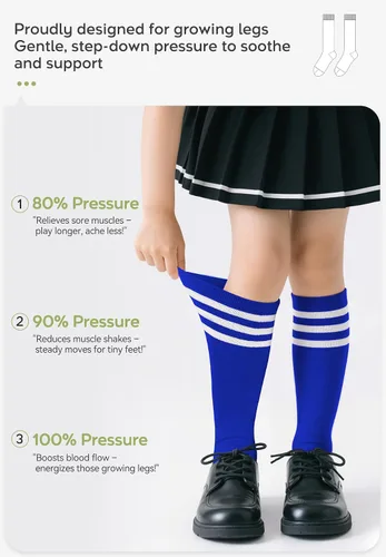 Miniatura 91 de Zando Calcetines de fútbol para niños, hasta la rodilla, para jóvenes, béisbol, fútbol, sóftbol, niños y niñas, de algodón suave sobre
