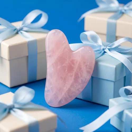 Miniatura 2 de BAIMEI IcyMe Gua Sha Herramienta facial para cuidado personal, herramienta de masaje para cara y cuerpo, alivia tensiones, reduce arrugas y Rosa