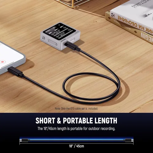 Miniatura 6 de NEEWER Paquete de 2 cables OTG, USB C a C y USB C a iOS, cable de salida de audio DAC macho a macho compatible con iPhone, iPad, Android, MacBook