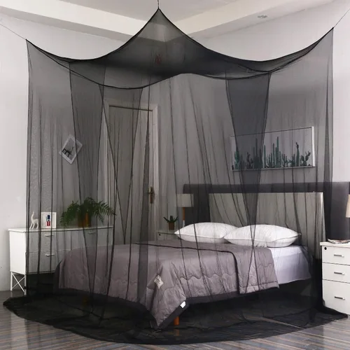 Miniatura 3 de Mengersi Dosel para Cama, Cortinas de Dosel para Cama, Cortinas de Cama para Camas Full Queen King, Red Mosquitera Cortinas de Cama para Patio