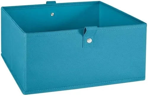 Miniatura 16 de RiverRidge Juego de 6 contenedores de almacenamiento plegables para niños - Cajas de tela de 10.5"A x 5"Al con asas para organizador de armario y 6