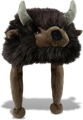 Miniatura 36 de DolliBu Gorro de felpa – Gorro de peluche de forro polar súper suave con orejeras, acogedor sombrero de invierno cálido para niños – Talla única