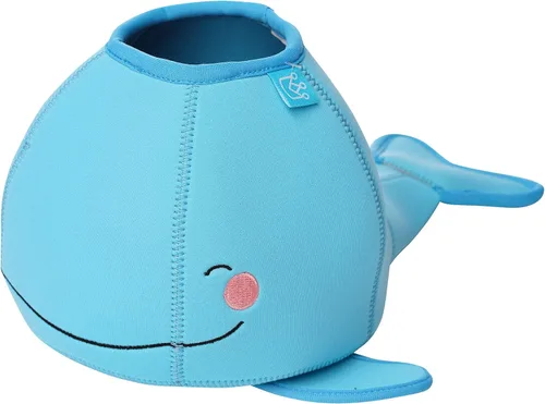 Miniatura 3 de Manhattan Toy Neopreno Whale - Juguete de baño flotante de 5 piezas con esponjas de secado rápido y juguete para chorros