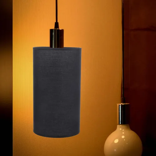 Miniatura 4 de Angoily Pantalla de lámpara de repuesto para lámpara de mesa, luz de pie de 9.84 x 5.51 x 5.51 pulgadas, pantalla de tambor de tela, cubierta