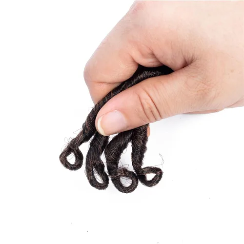 Miniatura 7 de Karida Rastas de cabello sintético de ganchillo de 18 pulgadas, 8 paquetes de cabello de ganchillo preanudado de diosa, rastas sintéticas onduladas