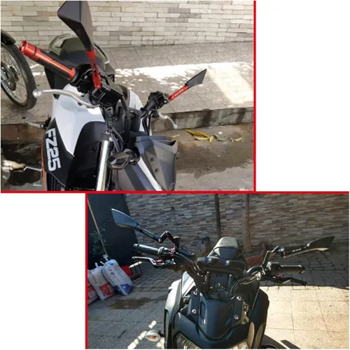 Miniatura 4 de Accesorios universales para motocicleta CNC retrovisor lateral para Yamaha FZ8 FZ-8