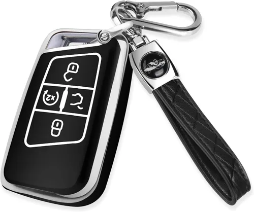 Miniatura 10 de MILD EAST - Funda para llavero Volkswagen con llavero, carcasa de llave de auto de TPU suave para Atlas Golf Alltrack Atlas Jetta Passat Arteon