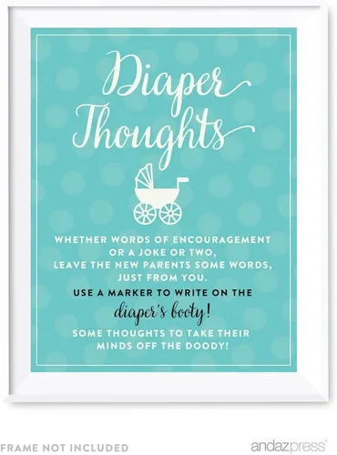 Miniatura 13 de Colección de Baby shower de Andaz Press Baby & Co., Banner Cards & Gifts, 1