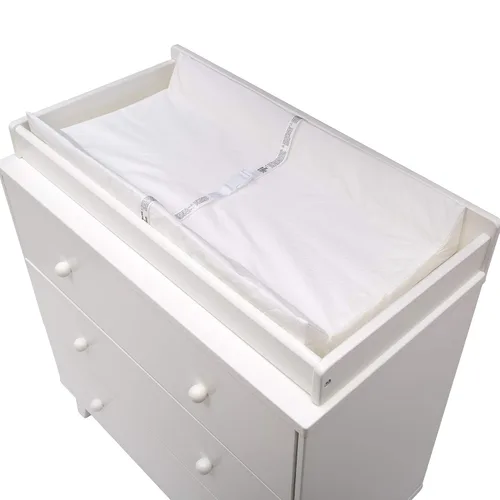 Miniatura 6 de Delta Children Cambiador plano con ruedas y cambiador – Greenguard Gold certificado y cambiador de espuma contorneado con cubierta impermeable