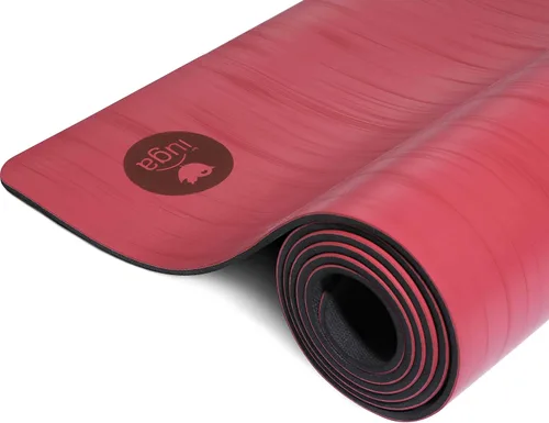 Miniatura 8 de IUGA Esterilla de yoga profesional antideslizante para pilates antidesgarros, respetuosa con el medio ambiente, esterilla de yoga caliente con Gris