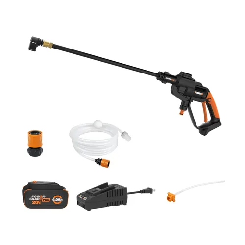 WORX Hydroshot 20V Power Share 320 PSI Limpiador de energía portátil - WG620 (Batería y cargador incluidos)