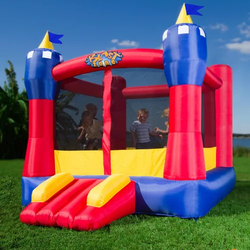 Miniatura 2 de Castillo hinchable mágico Blast Zone - Casa de rebote hinchable con soplador - Calidad premium - Interior/exterior - Portátil - Se instala