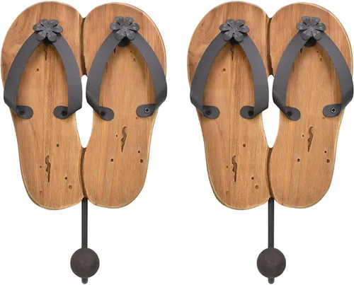 Miniatura 12 de Veclotch Ganchos para colgar en la pared, con temática de playa, para colgar en la pared, para baño, dormitorio, sala de estar