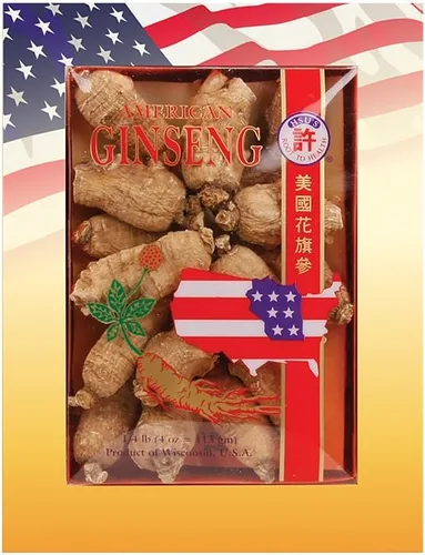 Miniatura 14 de Hsu's SKU 110-4 Corto extra grande Ginseng americano cultivado de Wisconsin directamente de jardines de ginseng Caja de 4 onzas, B005HSX9VM