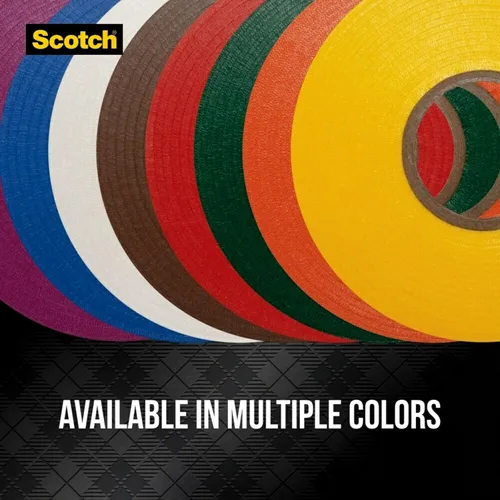 Miniatura 8 de 3M 10828 Scotch 35 - Cinta de codificación de color eléctrica de vinilo, 3/4 pulgadas x 66 pies, color blanco
