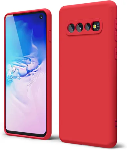 Miniatura 26 de oakxco Funda para teléfono Samsung Galaxy S21 Ultra con agarre de silicona líquida, bonita funda delgada y delgada de goma suave de TPU lisa