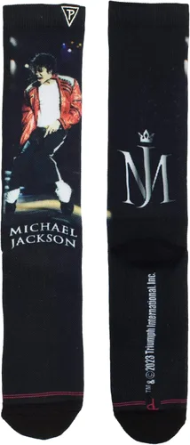 Miniatura 3 de PERRI'S SOCKS Michael Jackson - Calcetines de sublimación con licencia oficial, calcetines acolchados novedosos para hombres y mujeres