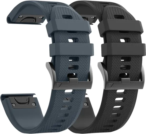 Miniatura 18 de ANCOOL para Banda de reloj Fenix 5/6/7 de 22mm de silicona suave Compatible con Garmin Fenix 5 Plus/6 Pro/8 47mm/7 Pro/Approach S60/S62
