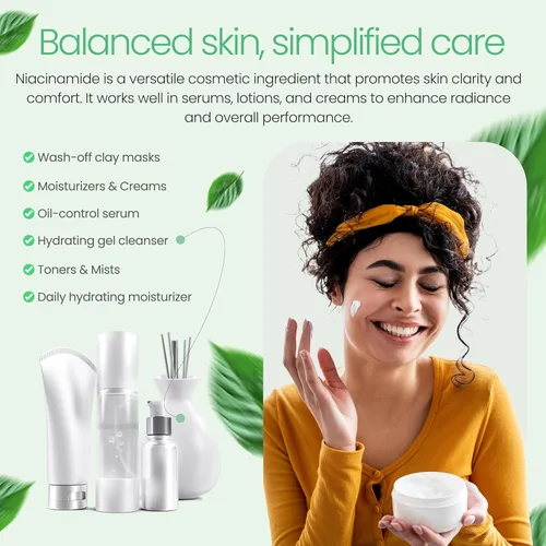 Miniatura 4 de Polvo puro de niacinamida para el cuidado de la piel (vitamina B3), suero de niacinamida, polvo de niacina (1 onza/0.99 oz) de grado cosmético