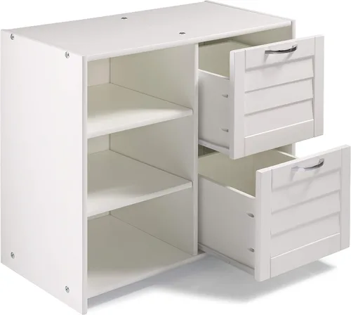 Miniatura 3 de Donco Kids LOUVER LOW 2 DR PECHO/ESTANTES BLANCO Loft