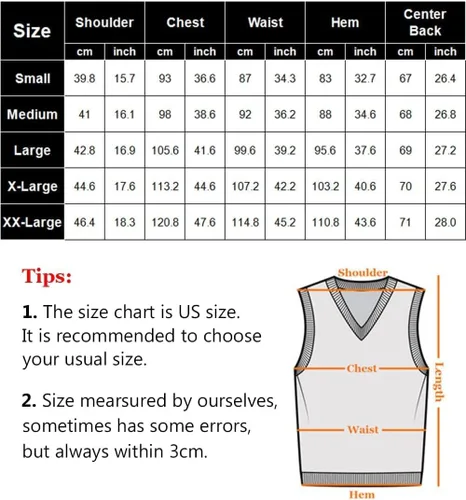 Miniatura 6 de COOFANDY Suéter para hombre, cuello en V, ajustado, casual, sin mangas, tejido trenzado