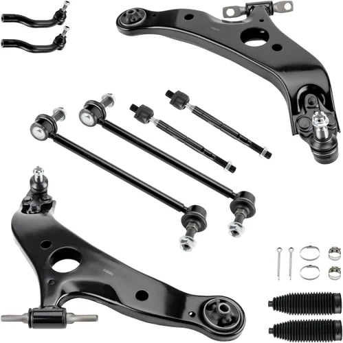 Miniatura 70 de PHILTOP Brazos de control delanteros inferiores con rótulas, barra estabilizadora, enlaces finales de barras de acoplamiento, kit de suspensión