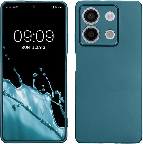 Miniatura 128 de kwmobile Funda compatible con Xiaomi Redmi Note 11 / Note 11S - Funda protectora de silicona TPU suave y delgada - Azul Báltico