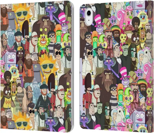 Miniatura 14 de Head Case Designs Funda de piel con licencia oficial de Rick and Morty Aliens Season 3, compatible con Apple iPad 10.2 2019/2020/2021