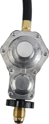 Miniatura 8 de Artilife Manguera reguladora de propano de dos etapas de 10 pies con conexión POL estándar x 3/8 pulgadas hembra para RV, parrilla, generador