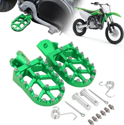 Miniatura 13 de AnXin Reposapiés de Motocicleta Universal CNC para CRF XR CR 50-125cc CT200U Mini Bike SSR Apollo RFZ TaoTao Lifan Kayo Coolster Pit Bike - Negro