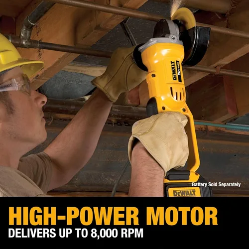 Miniatura 4 de DEWALT DCG412B 20V MAX* Litio Ion 4-1/2" Amoladora (solo herramienta)