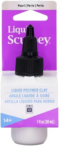 Liquid Sculpey® - Arcilla líquida de polímero para horno, perla, botella de 1 onza, ideal para joyas, vacaciones, bricolaje, medios mixtos,