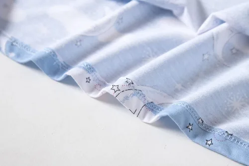 Miniatura 8 de Inadays Camisón de algodón para mujer, ropa de dormir de manga corta, camisón casual con estampado, pijama holgado y cómodo