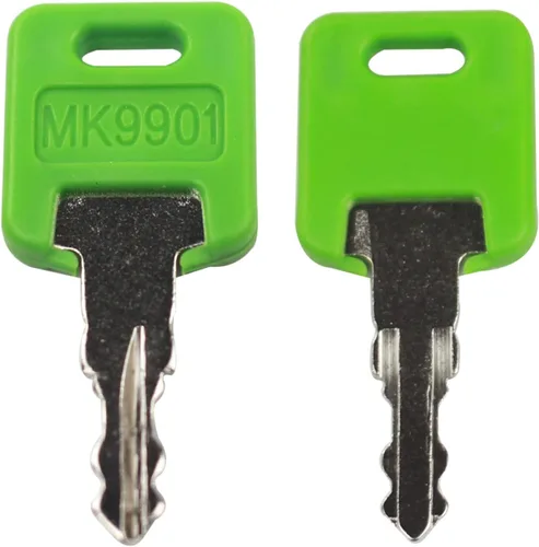 Miniatura 5 de Llave RV MK9901 6601 compatible con llave verde para autocaravana, código FIC 9901 6601 (paquete de 6)